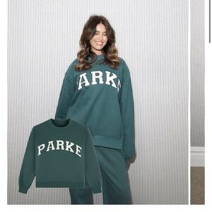 Parke Evergreen Varisty Mockneck
